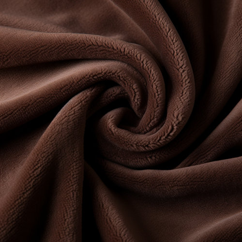 A fabric swatch showcasing our Chocolate Brown color