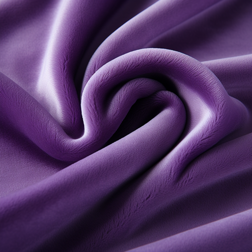 A close up of the premium purple microsuede fabric used to make our bean bag covers