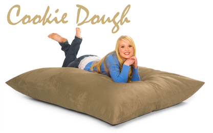 Cookie Dough 6 ft. Bean Bag Pillow