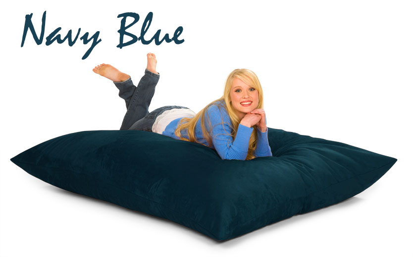 Navy Blue 6 ft. Bean Bag Pillow