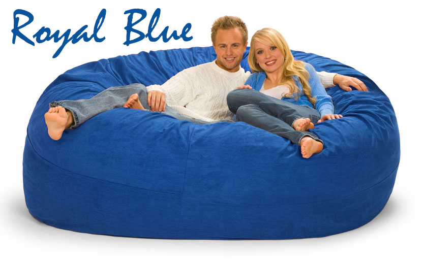 7 ft. Bean Bag in Royal Blue