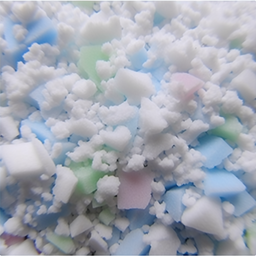 Shredded foam filling for our bean bag couch.