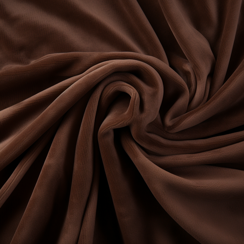 Our elegant Chocolate Brown microsuede