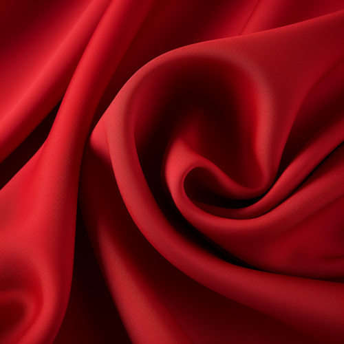 Red microsuede bean bag cover