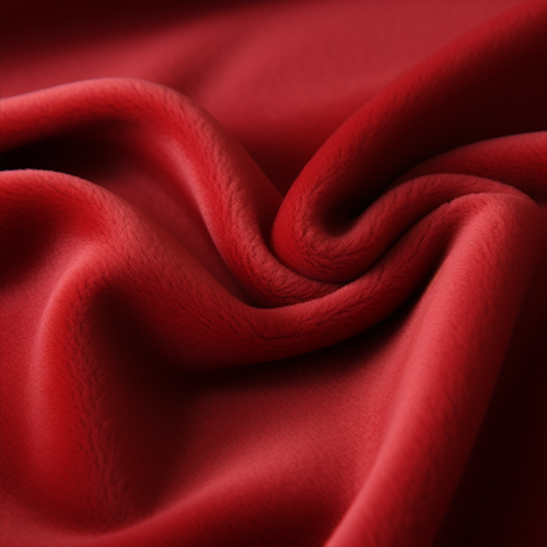 Red swatch of fabric