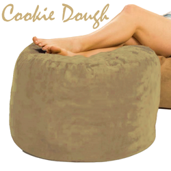 Bean Bag Ottoman in Cookie Dough Color