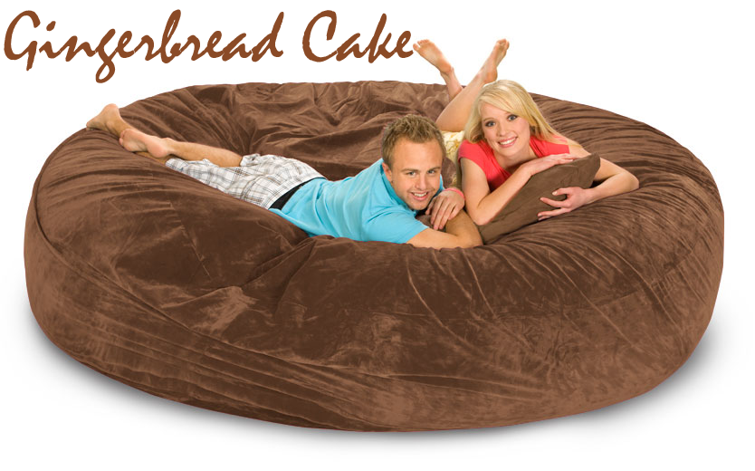 8 ft beanbag Gingerbread Cake