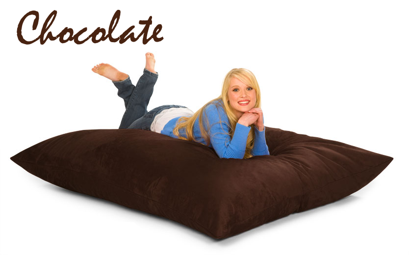 Chocolate Brown 6 ft Bean Bag Pillow