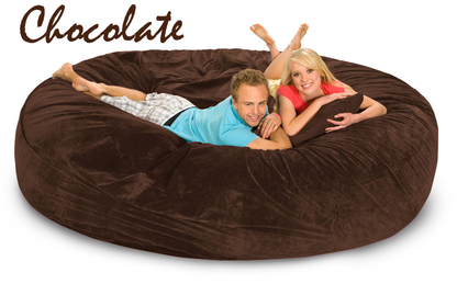 8 ft BeanBag Chocolate Brown